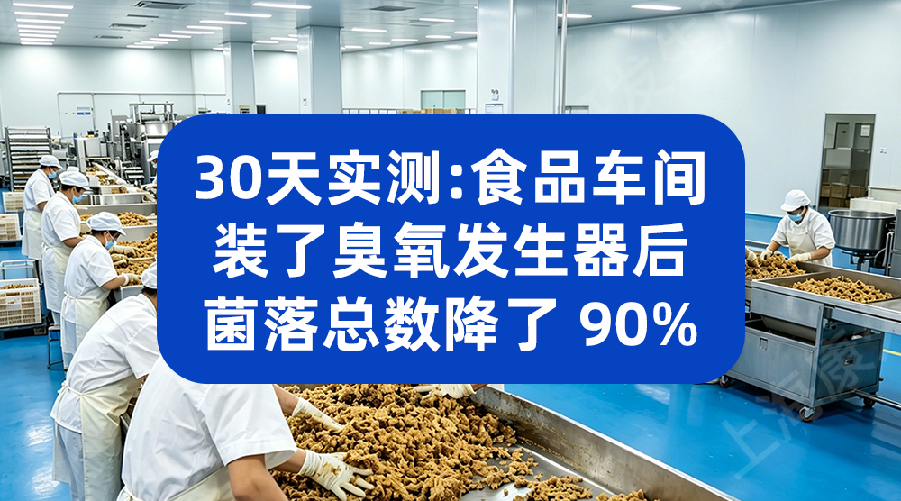 30 天实测：食品车间装了臭氧发生器后，菌落总数降了 90%