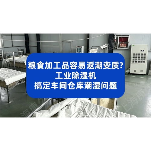 粮食加工品容易返潮变质？工业除湿机搞定车间仓库潮湿问题