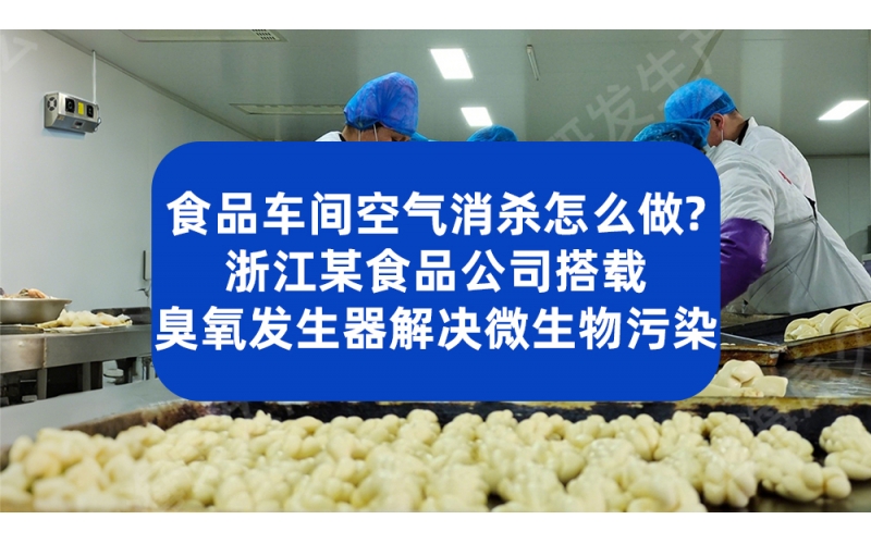 食品车间空气消杀怎么做？浙江某食品公司搭载臭氧发生器解决微生物污染