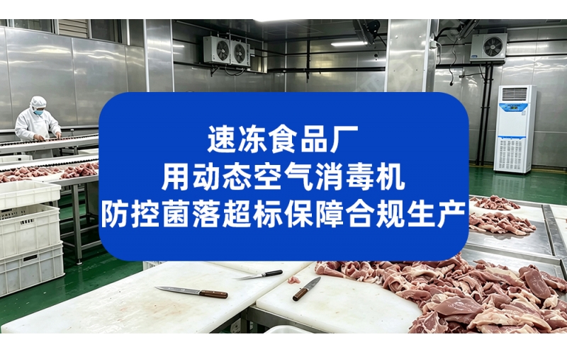 速冻食品厂用动态空气消毒机 提升产品抽检合格率