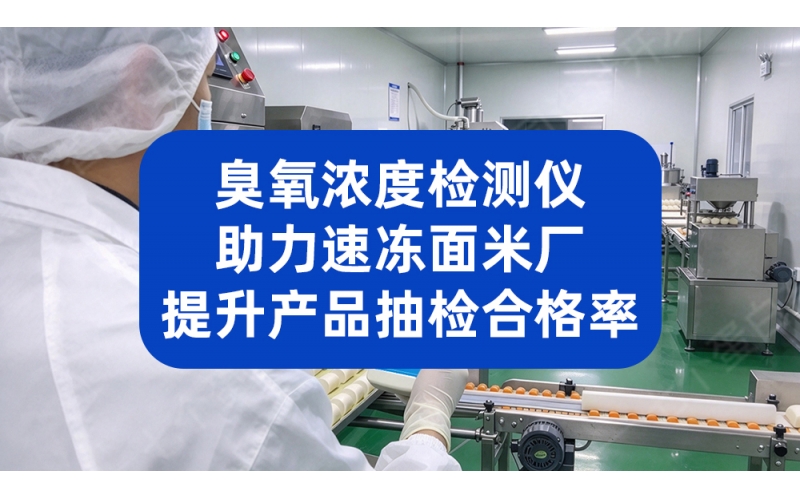臭氧浓度检测仪助力速冻面米厂 提升产品抽检合格率