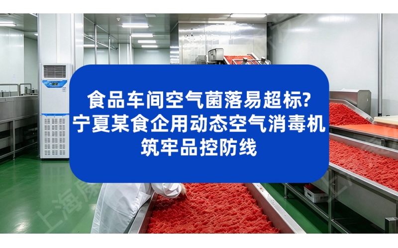 食品车间空气菌落易超标？宁夏某食企用动态空气消毒机筑牢品控防线